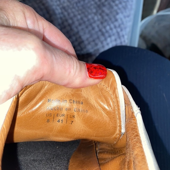 Mr. B’s Fashion for Aldo’s White Leather Sneakers - Picture 5 of 7